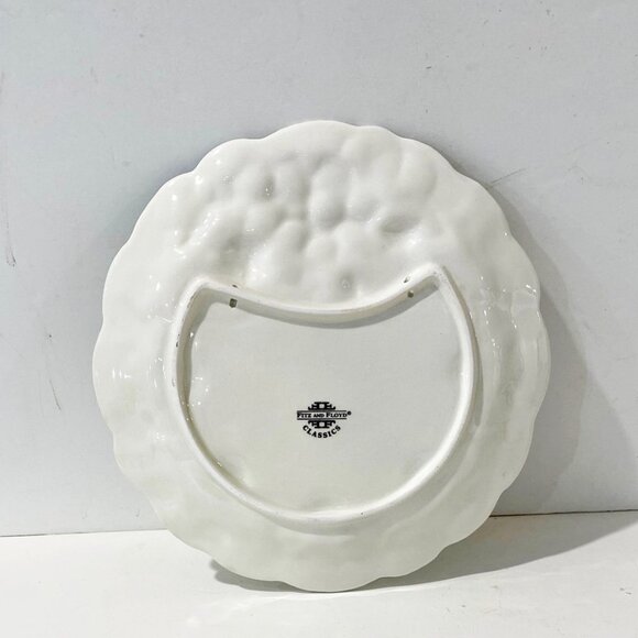 Fitz & Floyd Classics Victorian Lace Display Plate 8 1/2" Doily Style Flowers - Picture 2 of 4